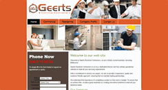 Desktop Screenshot of geertselectricalcontractors.com.au